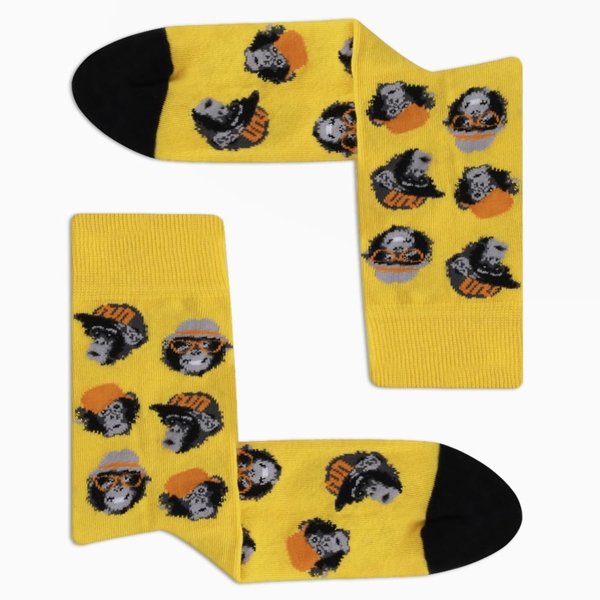 Color Cool Herren-Socken "Monkey", One-Size