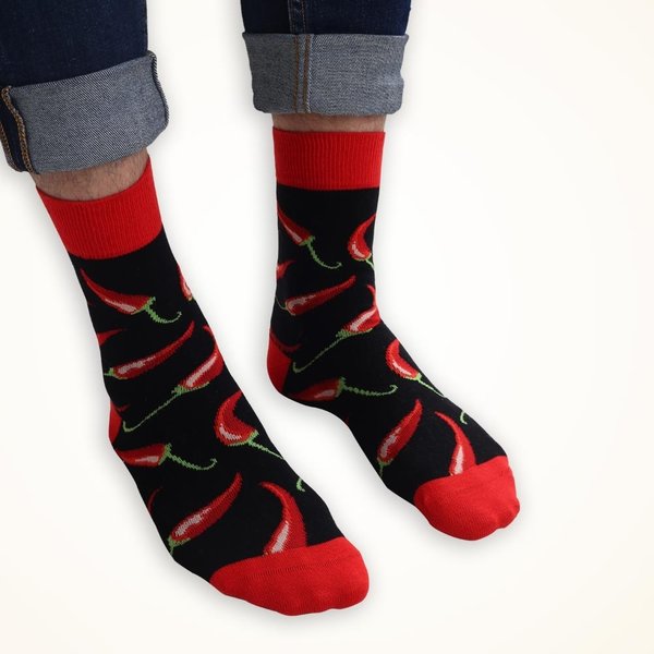 Color Cool Damen-Socken "Chili", One-Size (36-41)
