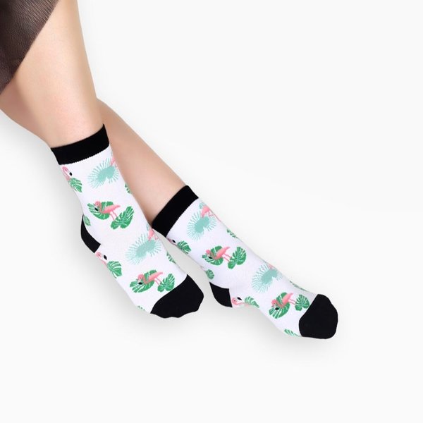 Color Cool Damen-Socken "Flamingo", One-Size