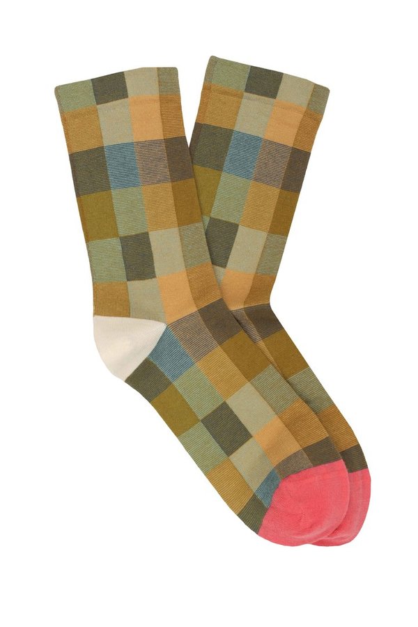 Pedemeia Damen-Socken mit Quadrate-Muster